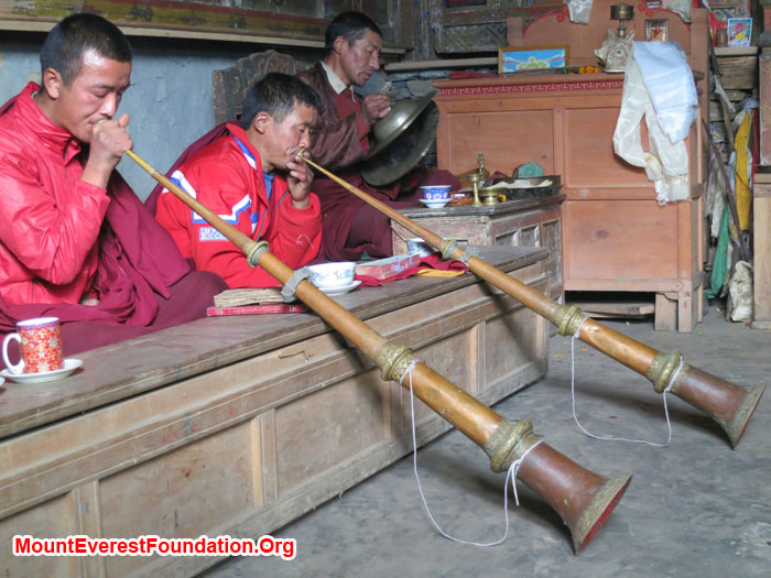 Ceremony at Gompa. Photo Jeremy Smith