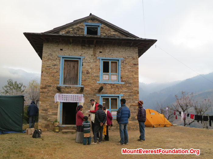 Early morning at Patle Health Center. Photo Jeremy Smith