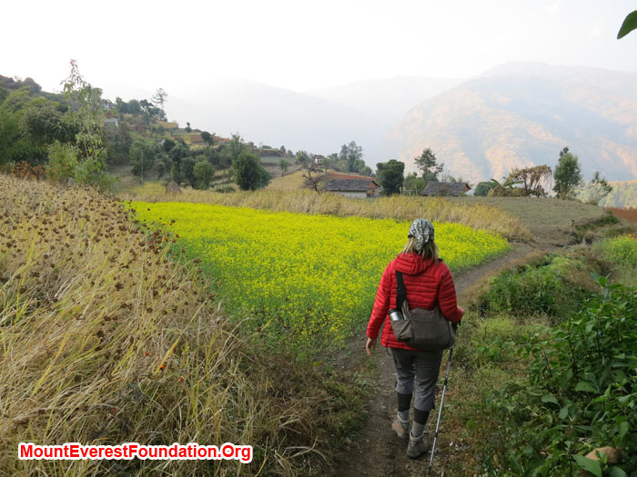 Trail of service trek. Photo Jeremy Smith