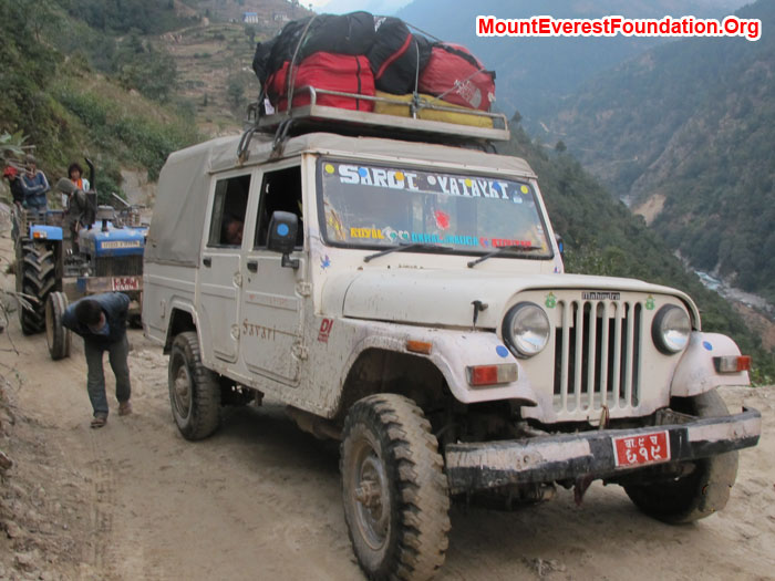 Jeep ride. Photo by Marie